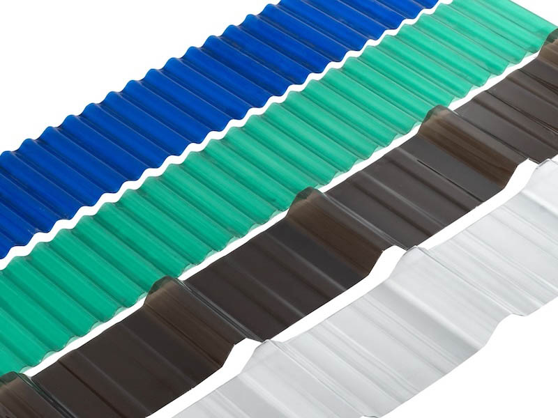 bølgeplade af polycarbonat